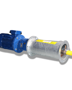 Drive f/auger S150 w/g-mot 1.5kW 251r/min (21°-45°) - 4m